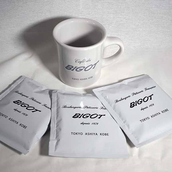 ビゴの店オリジナルマグカップ★ドリップコーヒー1つプレゼント